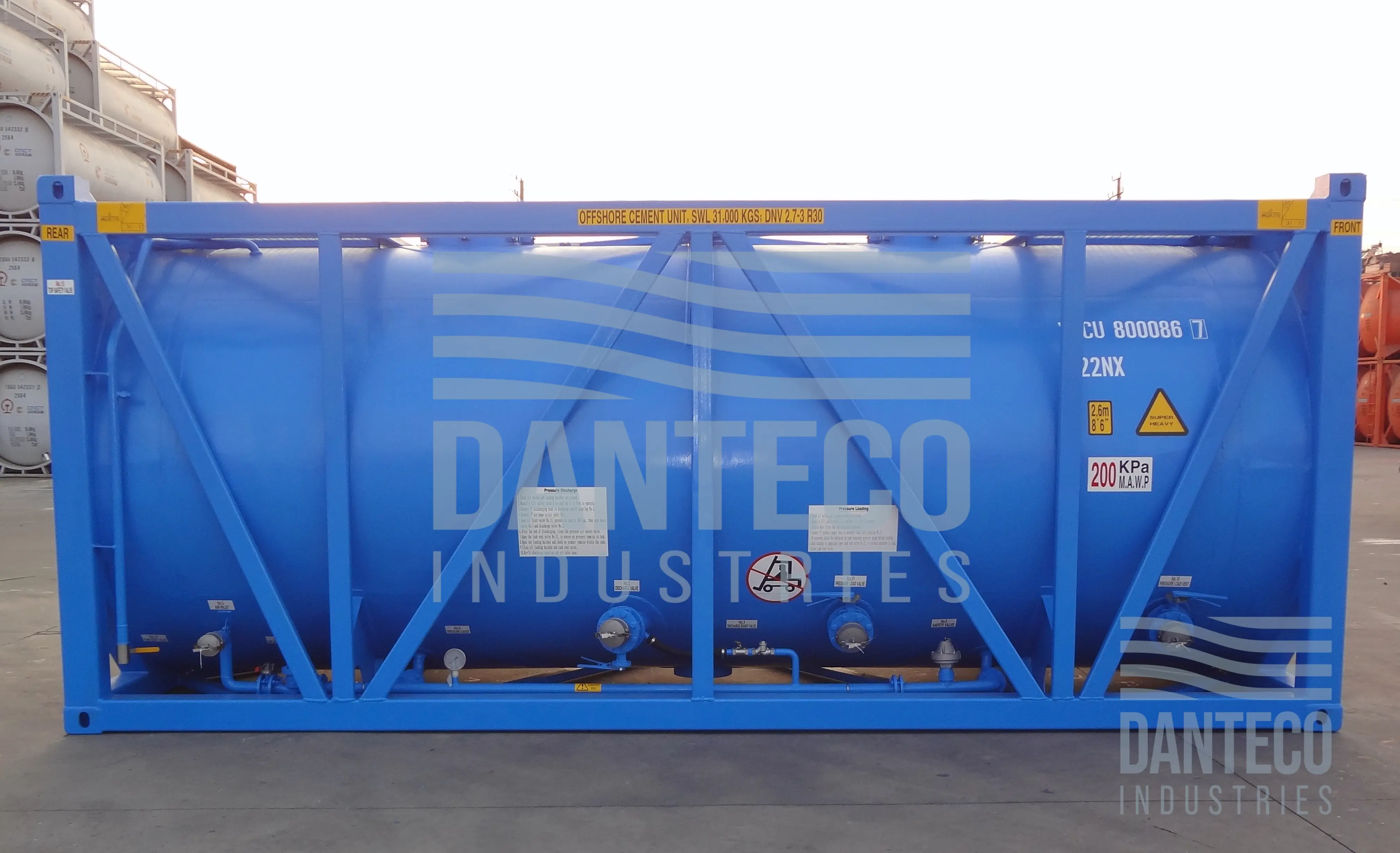 20FT Offshore Cement Silo Container DNV 2.7-1